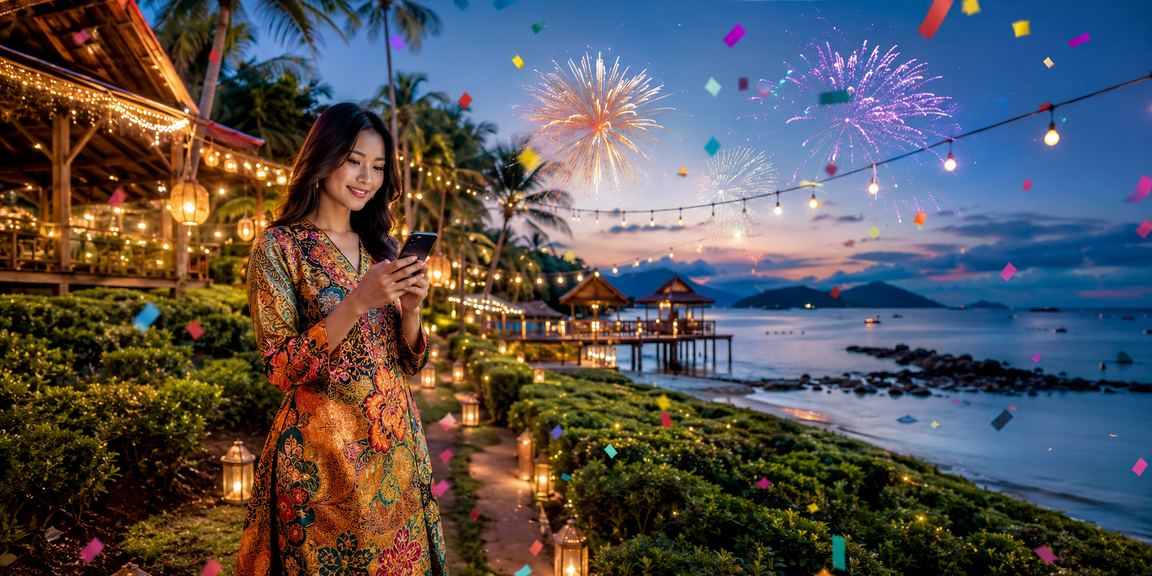 Permainan Baccarat bertemakan batik di Langkawi Kedah