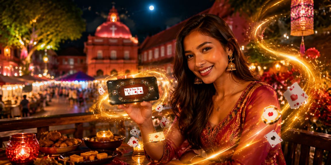 Permainan kad digital bergaya Melayu di Melaka menggambarkan suasana hiburan tempatan yang meriah